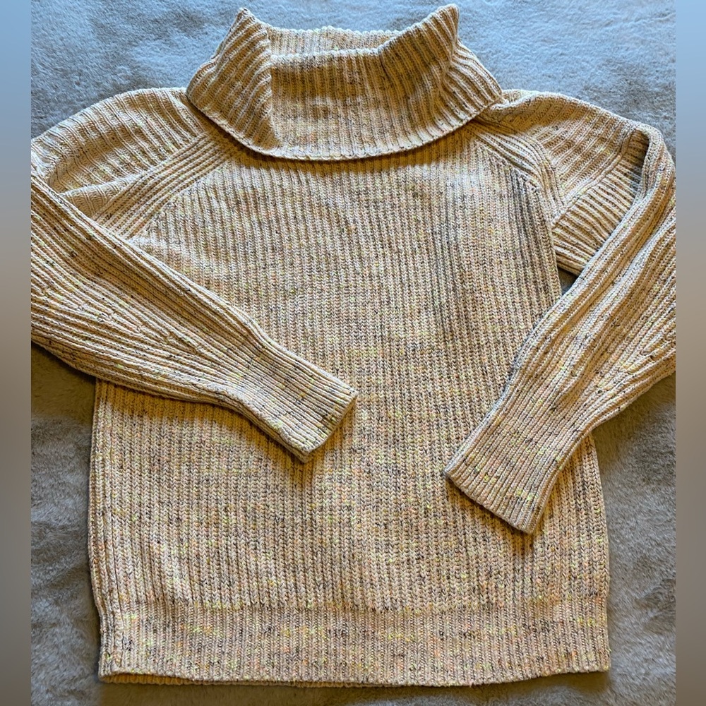 Free People Long Tunic Cowl-Neck Sweater
